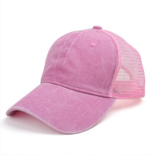 RETRO WASHED SUN PROTECTION BASEBALL CAP_CWAH1543