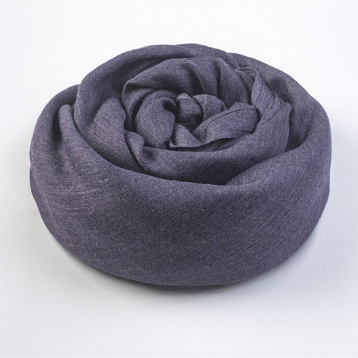 Solid Cotton Linen Scarf for Women Summer Sun Prot_CWASC1451