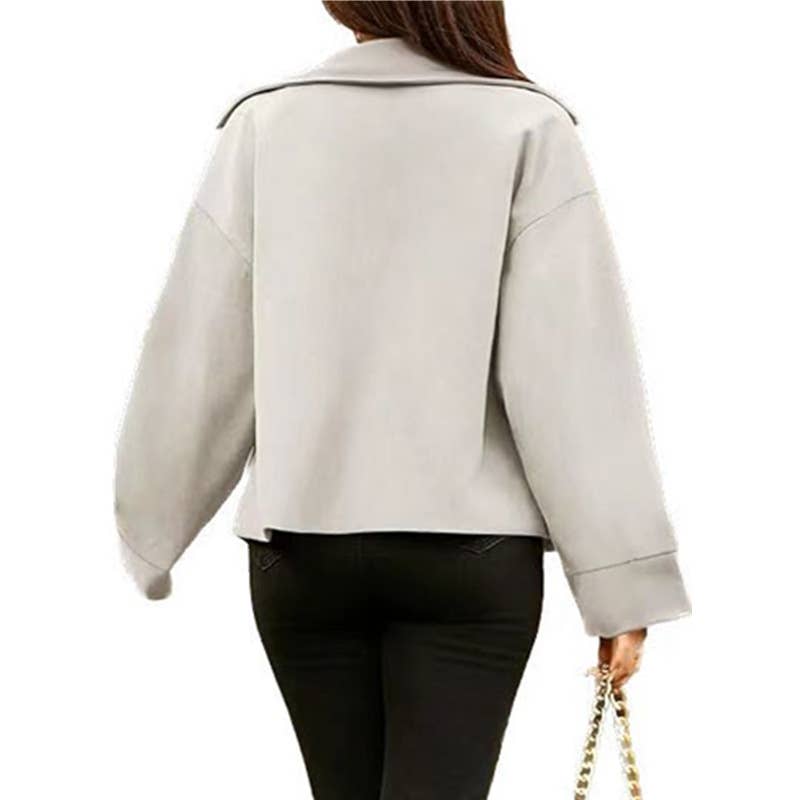 CASUAL OFFICE LONG SLEEVE BUTTON SHORT SMALL SUIT