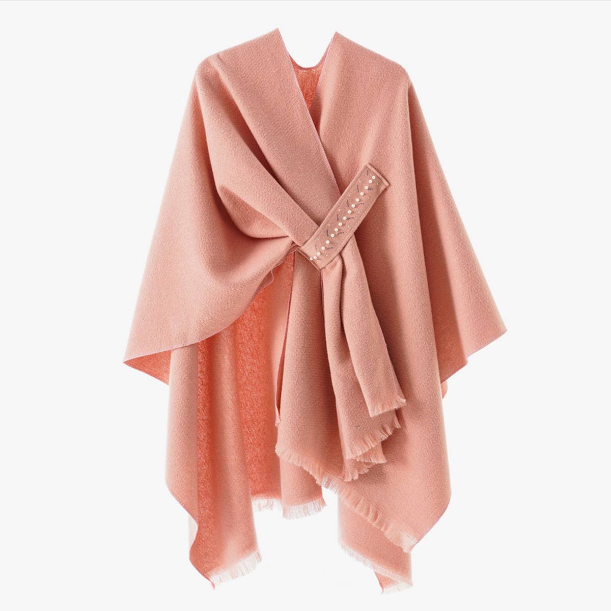 NEW STYLE DIAMOND SHAWL DESIGN SOLID COLOR SHAWL_CWMS1156