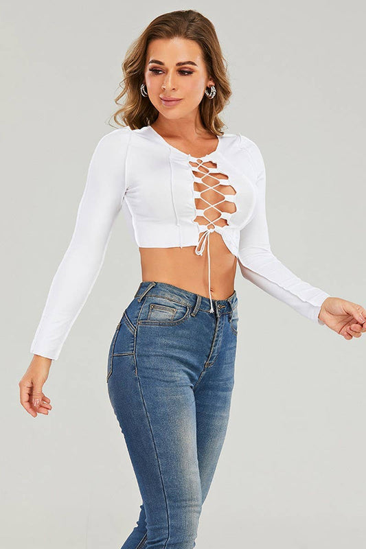 CWTTL1678_CREW NECK LONG SLEEVED KNIT TOP