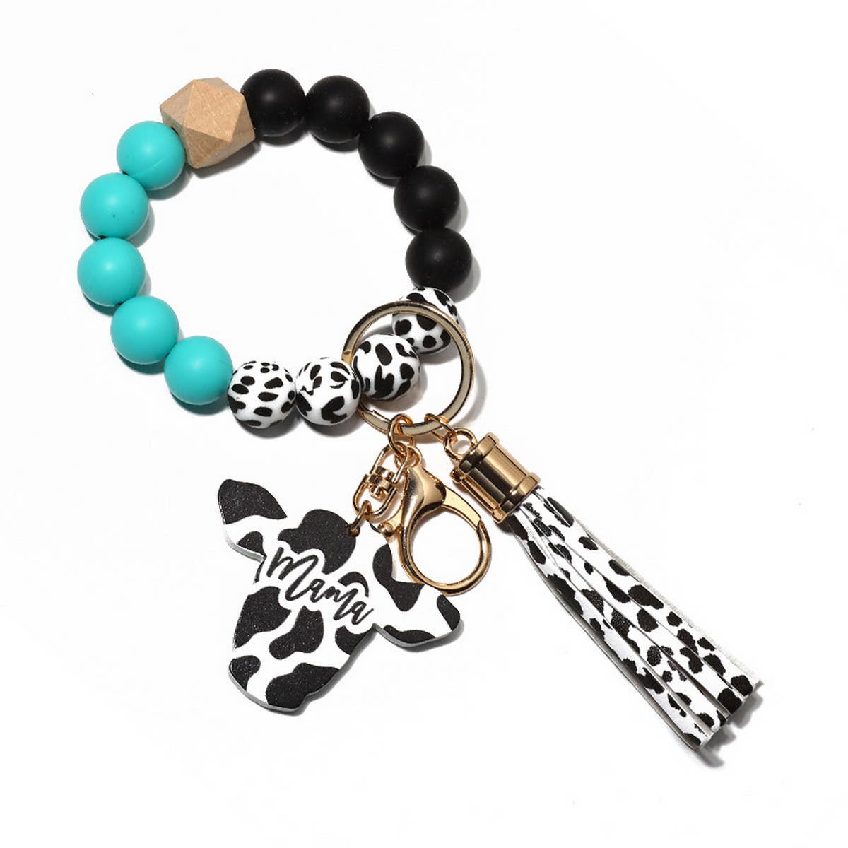BULL HEAD WESTERN STYLE BRACELET KEYCHAIN_CWMM1289