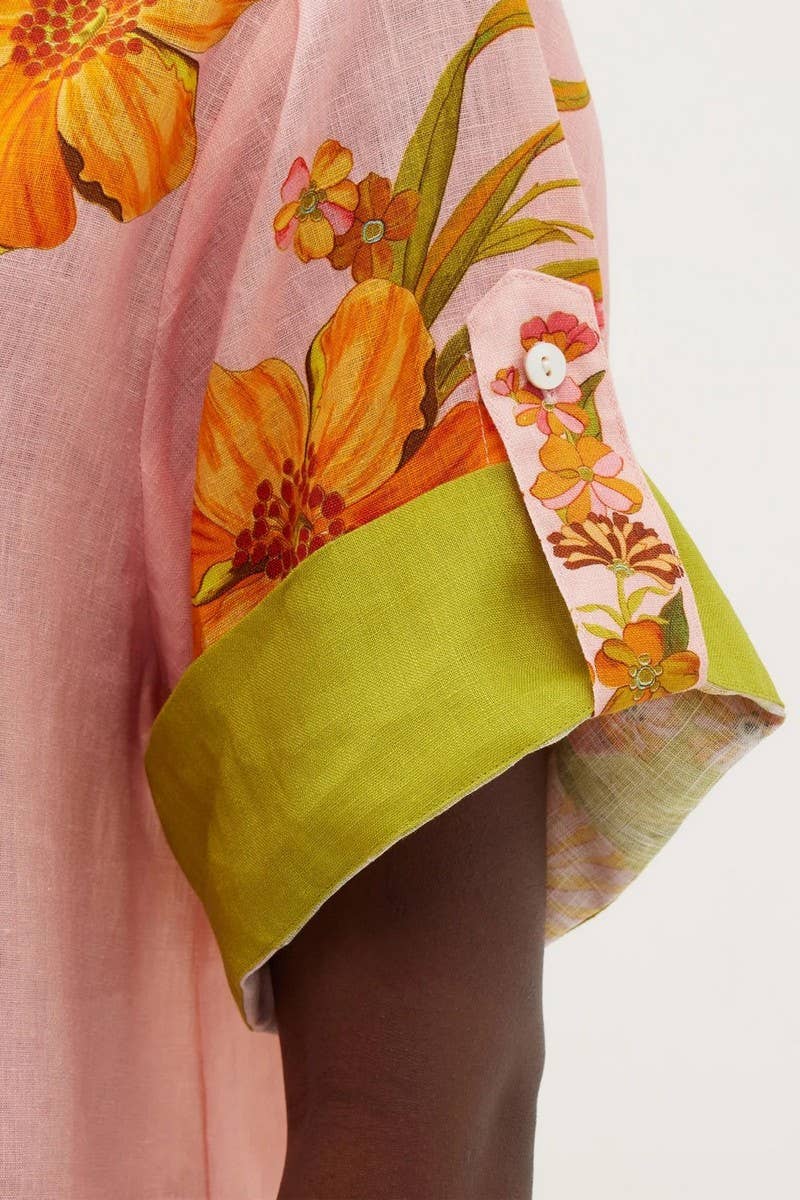 CWSS1235_CASUAL PRINTED SHIRT AND PANTS SET