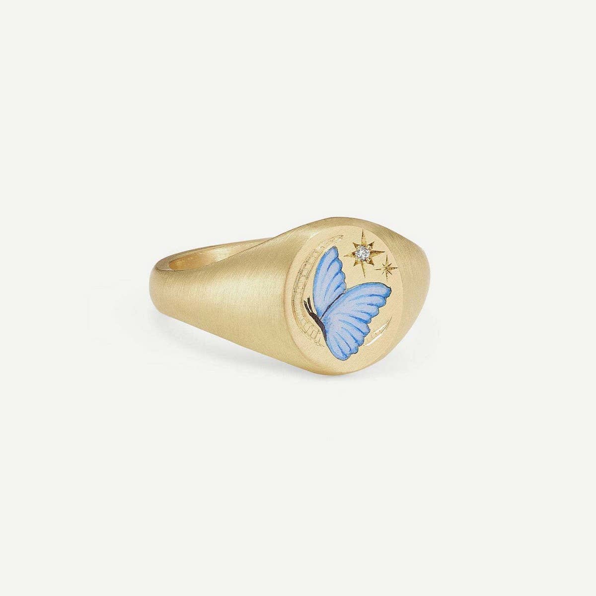 Stainless Steel Fashion Painted Rhinestone Ring_CWMM5706
