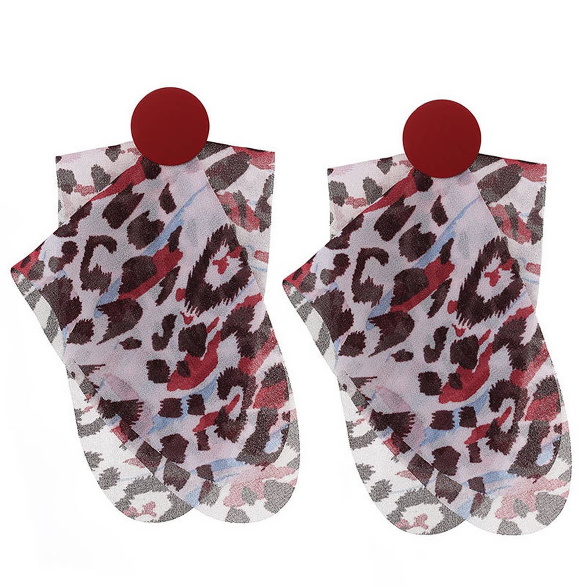 New Boho Long Leopard Print Earrings Unique Design
