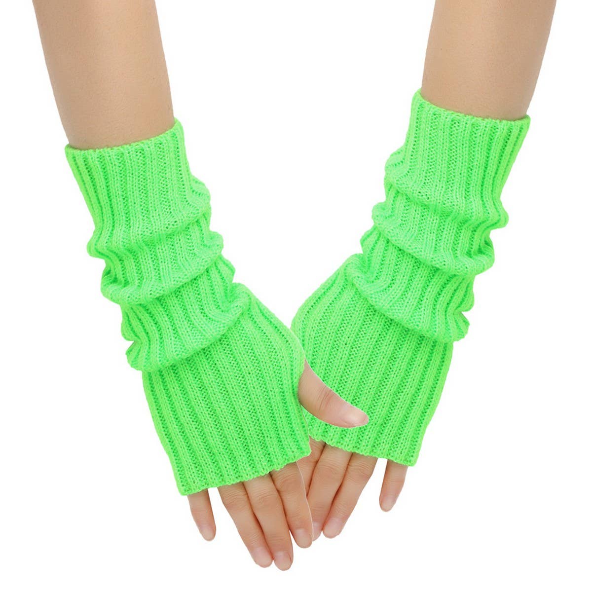 CWMM10077_KNIT FINGERLESS ARM WARMERS WOMEN