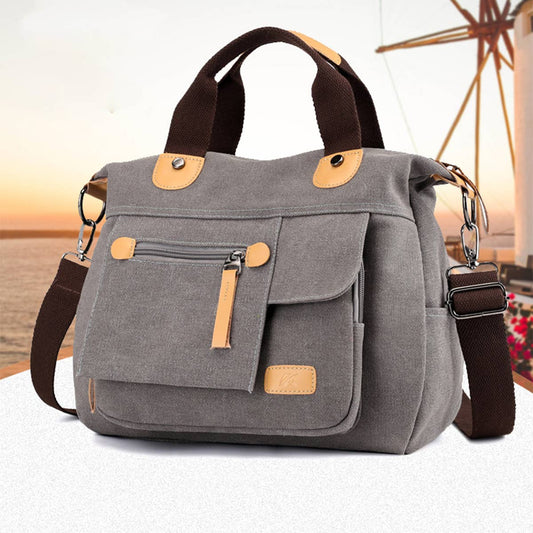 RETRO LEISURE CANVAS LARGE-CAPACITY SHOULDER BAG_CWAB1294