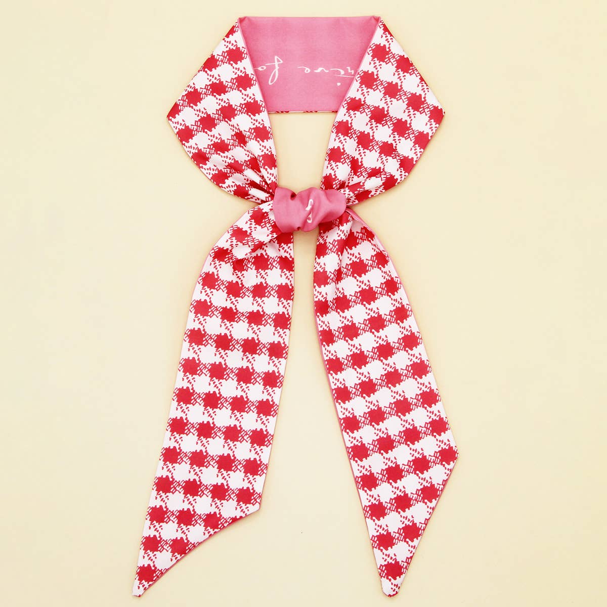 Floral Letter  Scarf ? Hair Tie & Bag Ribbon