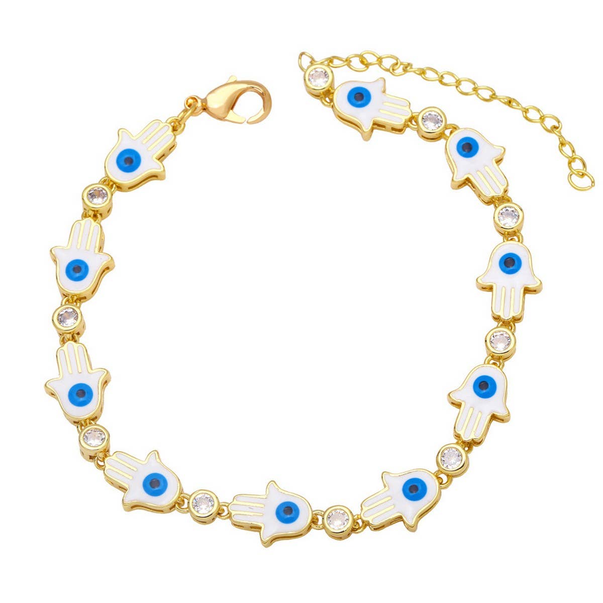 FASHION BOHEMIAN COLORFUL OIL DROPPING BRACELET_CWAJE0890