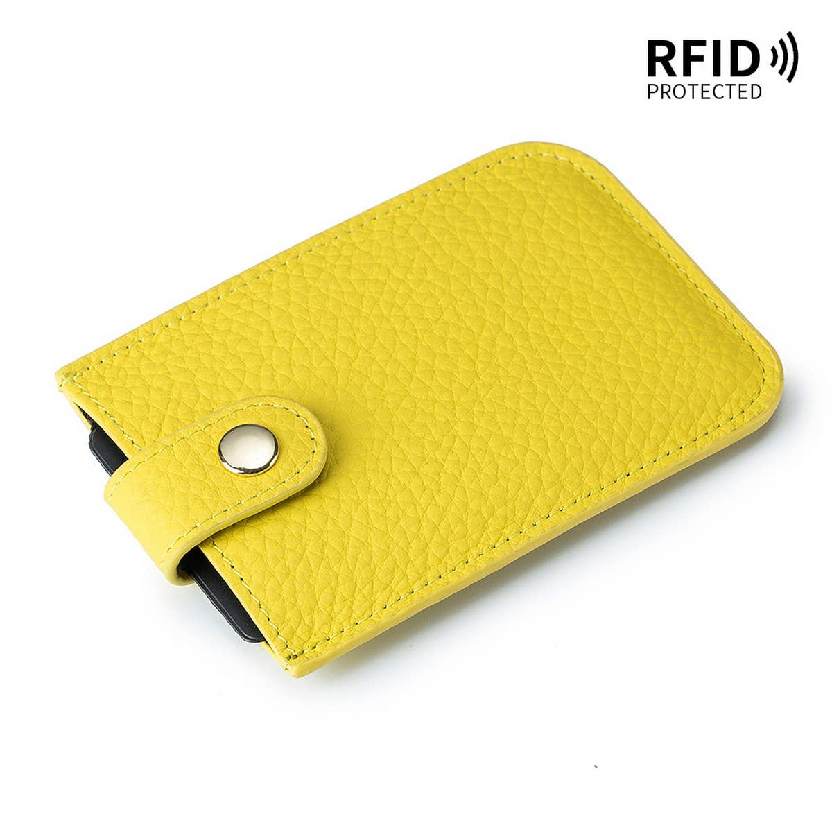 ULTRA-THIN LAYERED DRAWSTRING LEATHER CARD HOLDER_CWAB3825