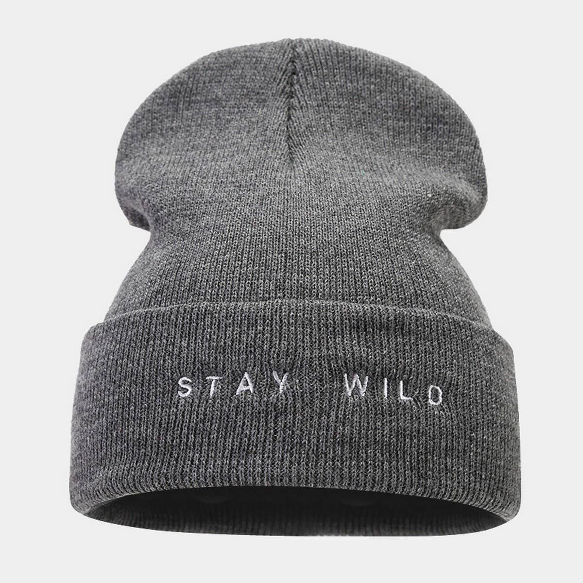 FASHION LETTER EMBROIDERY SIMPLE  KNITTED HAT_CWAH2087