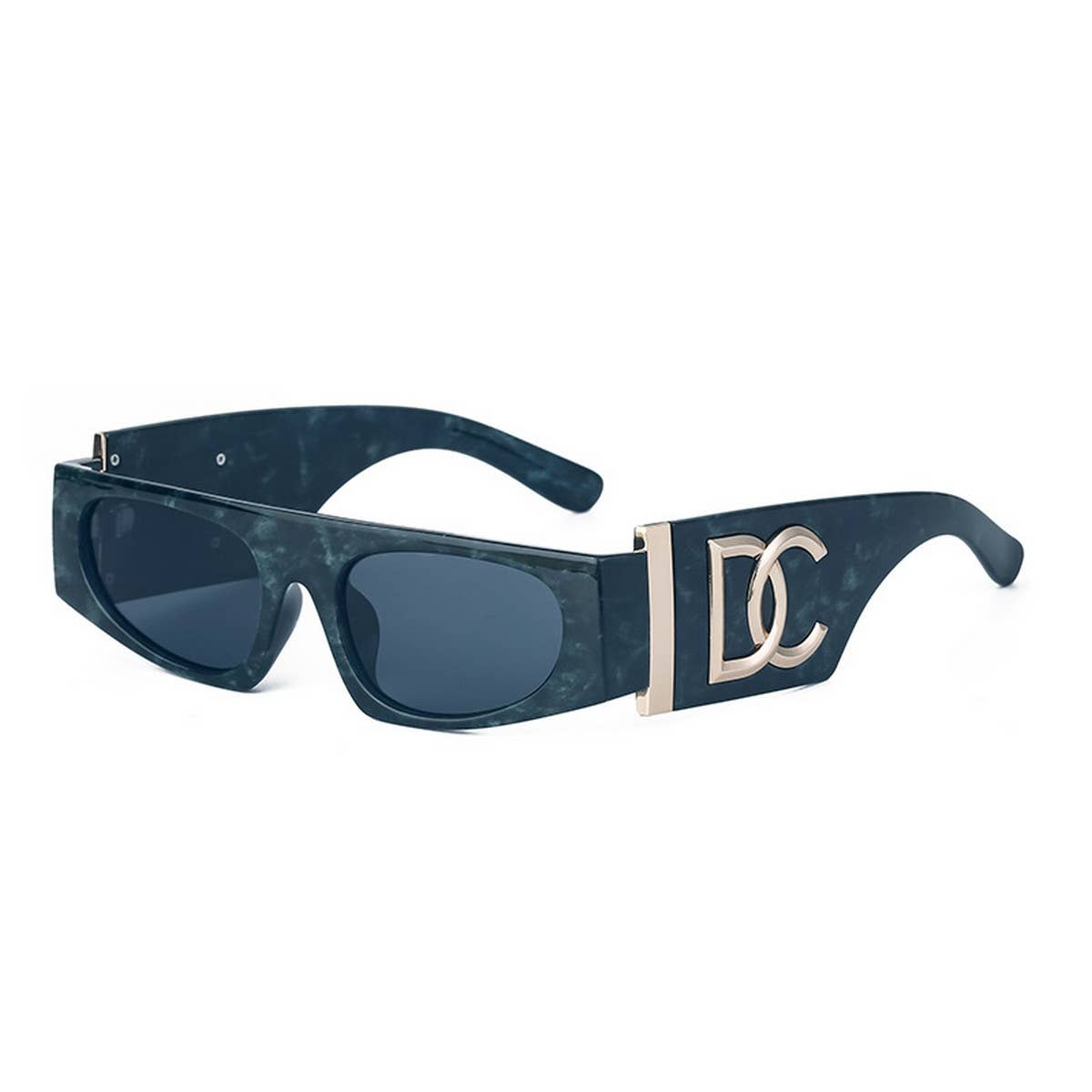STEAMPUNK SMALL FRAME WIDE TEMPLE SUNGLASSES_CWASG0683