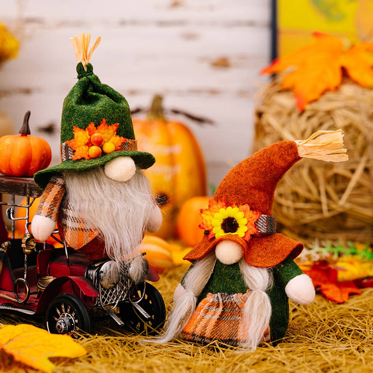 THANKSGIVING HARVEST SEASON GNOME PENDANT