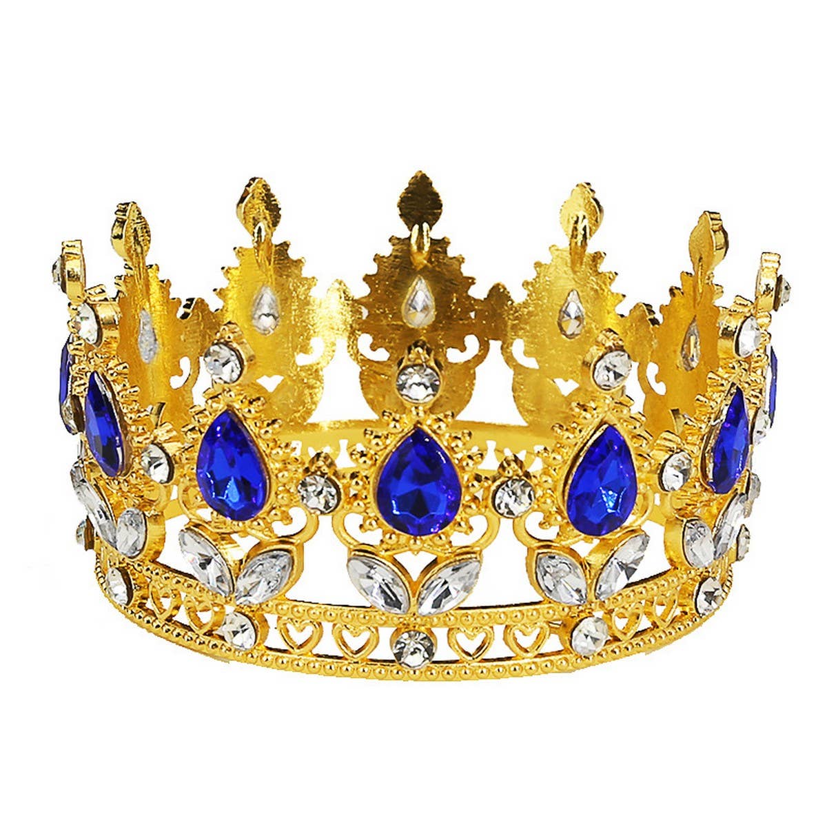 FLOWER CAKE DECORATION WEDDING CRYSTAL TIARAS