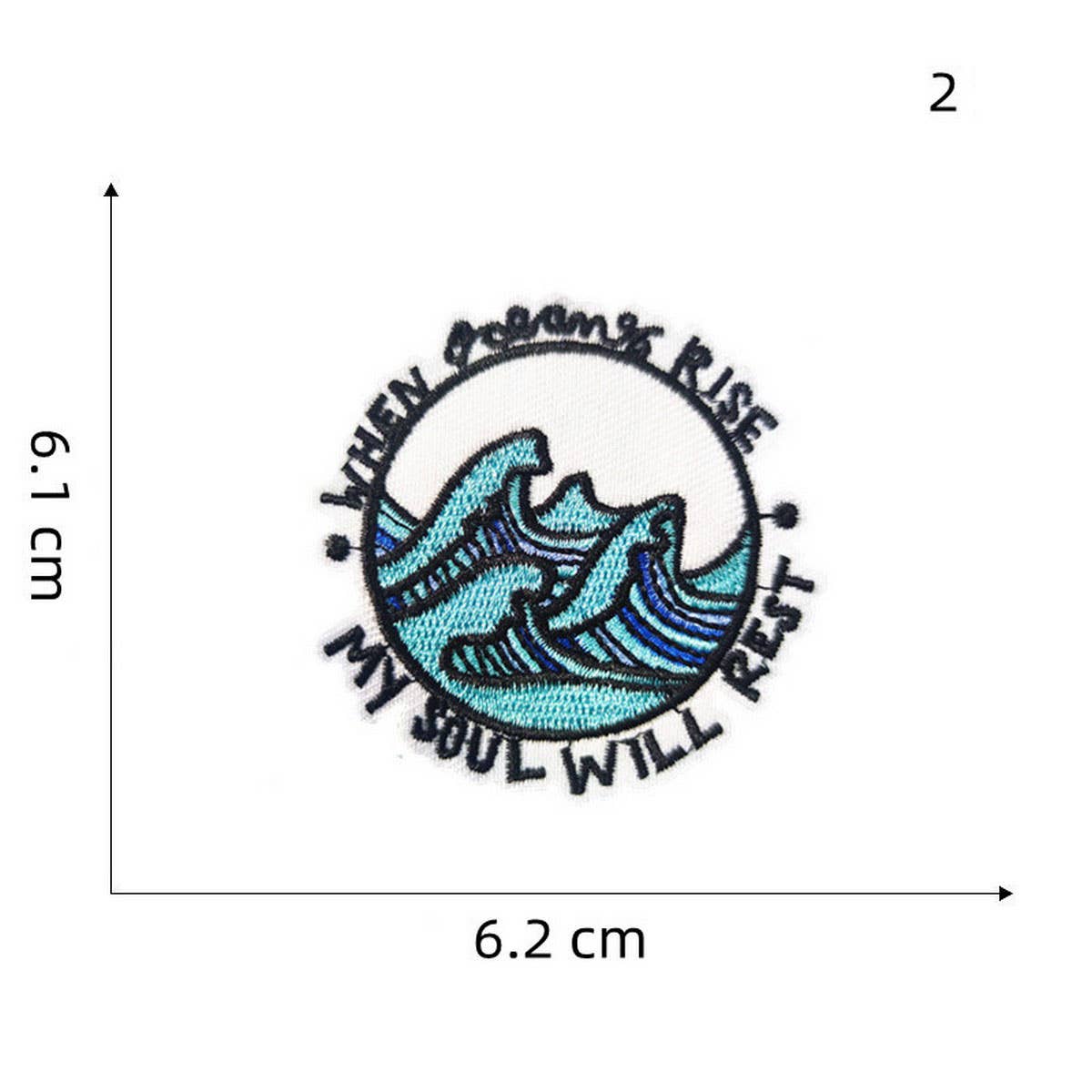 EMBROIDERED CARTOON PLANET EMBROIDERY PATCH