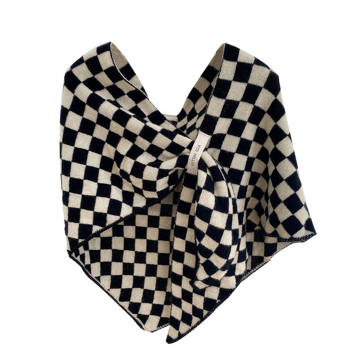 THICKENED WARM LARGE TRIANGLE SHAWL