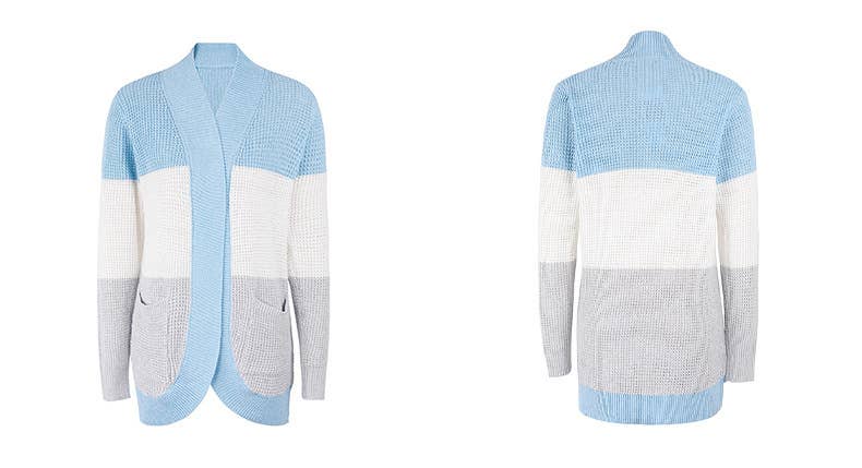 CASUAL SWEATER COLOR SWEATER CARDIGAN COAT