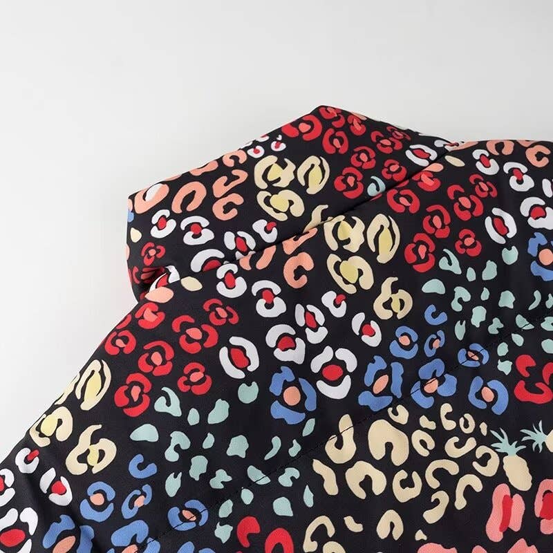 FASHION FLORAL KNITTED OLD MONEY COTTON COAT