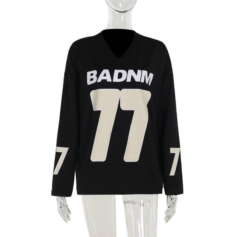 Casual ballwear loose pullover hoodie lady