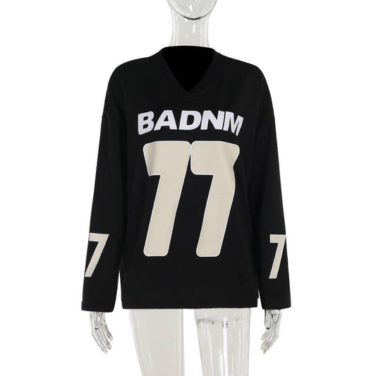 Casual ballwear loose pullover hoodie lady