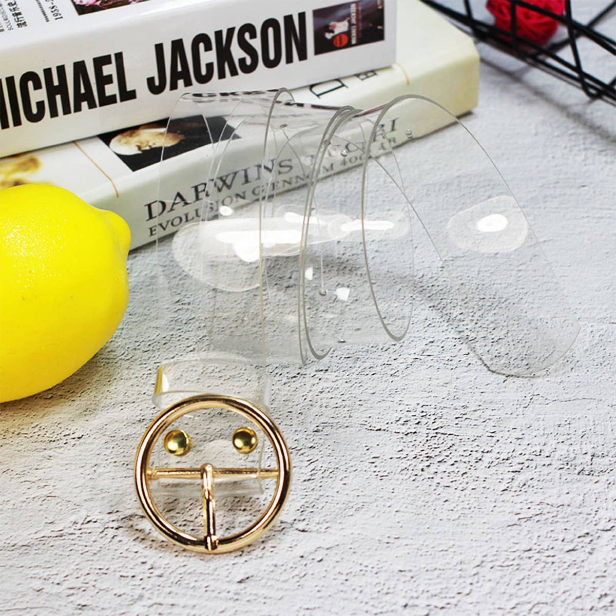 CWABE0964_FASHIONABLE AND VERSATILE TRANSPARENT BELT