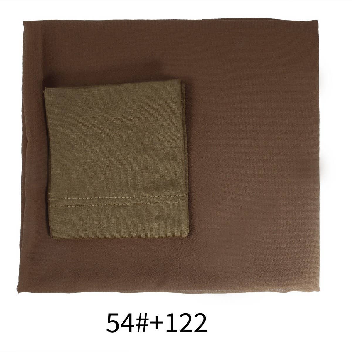 TWO-PIECE CHIFFON SHAWL AND HEADSCARF