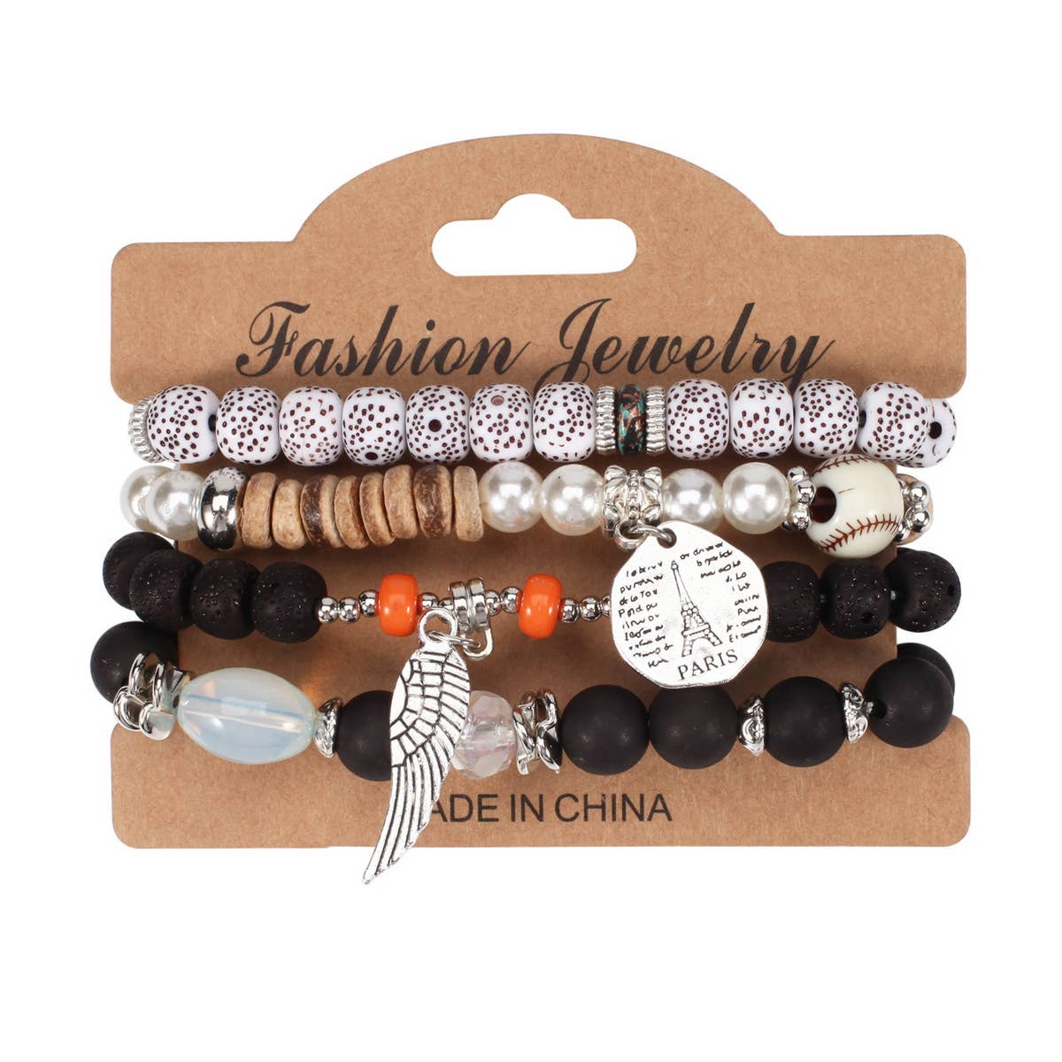 BOHEMIAN LAYERED ELASTIC BEADED BRACELET_CWAJE2228