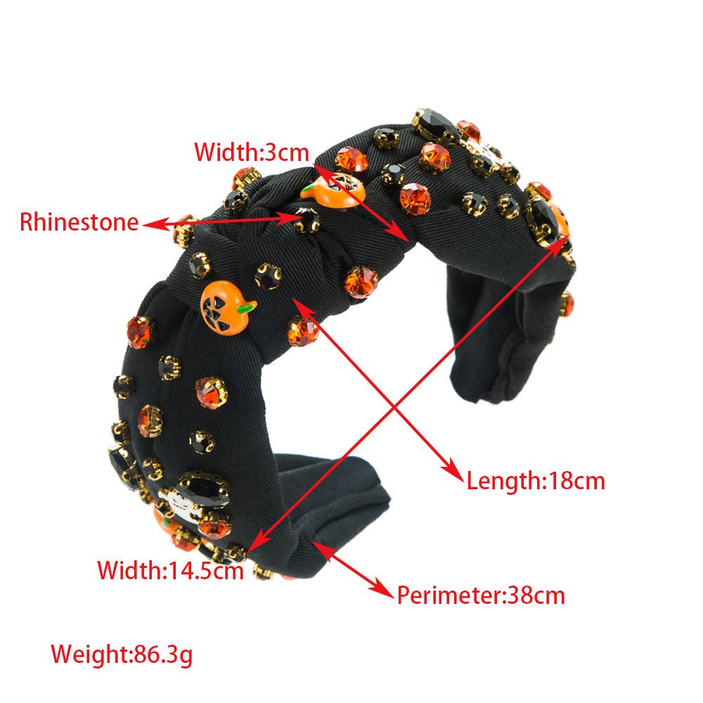 HALLOWEEN HEADBAND GHOST PUMPKIN GRIMACE
