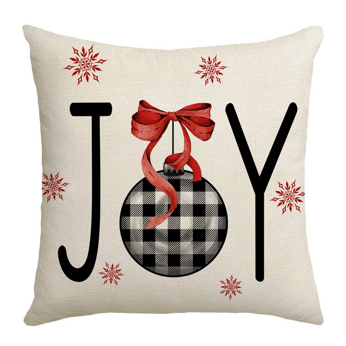 CHRISTMAS TREE SNOWFLAKE HOME PILLOWCASE