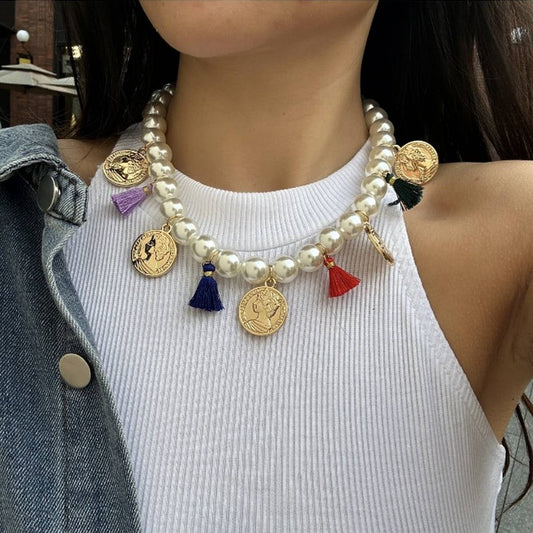 NEW TEMPERAMENT RETRO WOMEN'S NECKLACE_CWMM3180