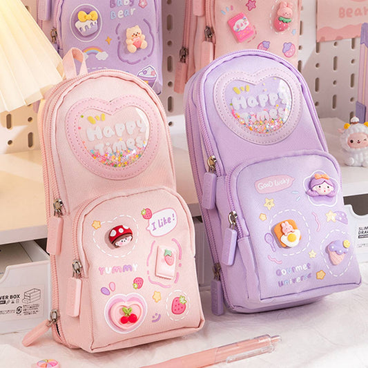 CUTE LARGE CAPACITY THREE-LAYER PENCIL POUCH_CWAB2800