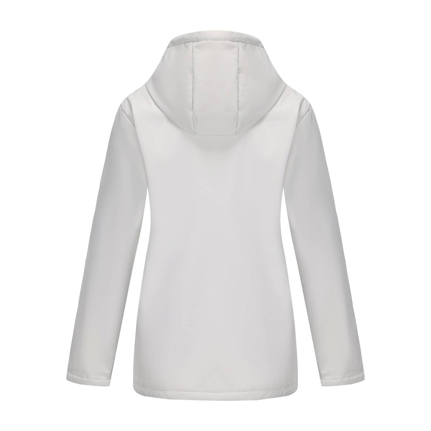 Composite fleece waterproof hooded jacket