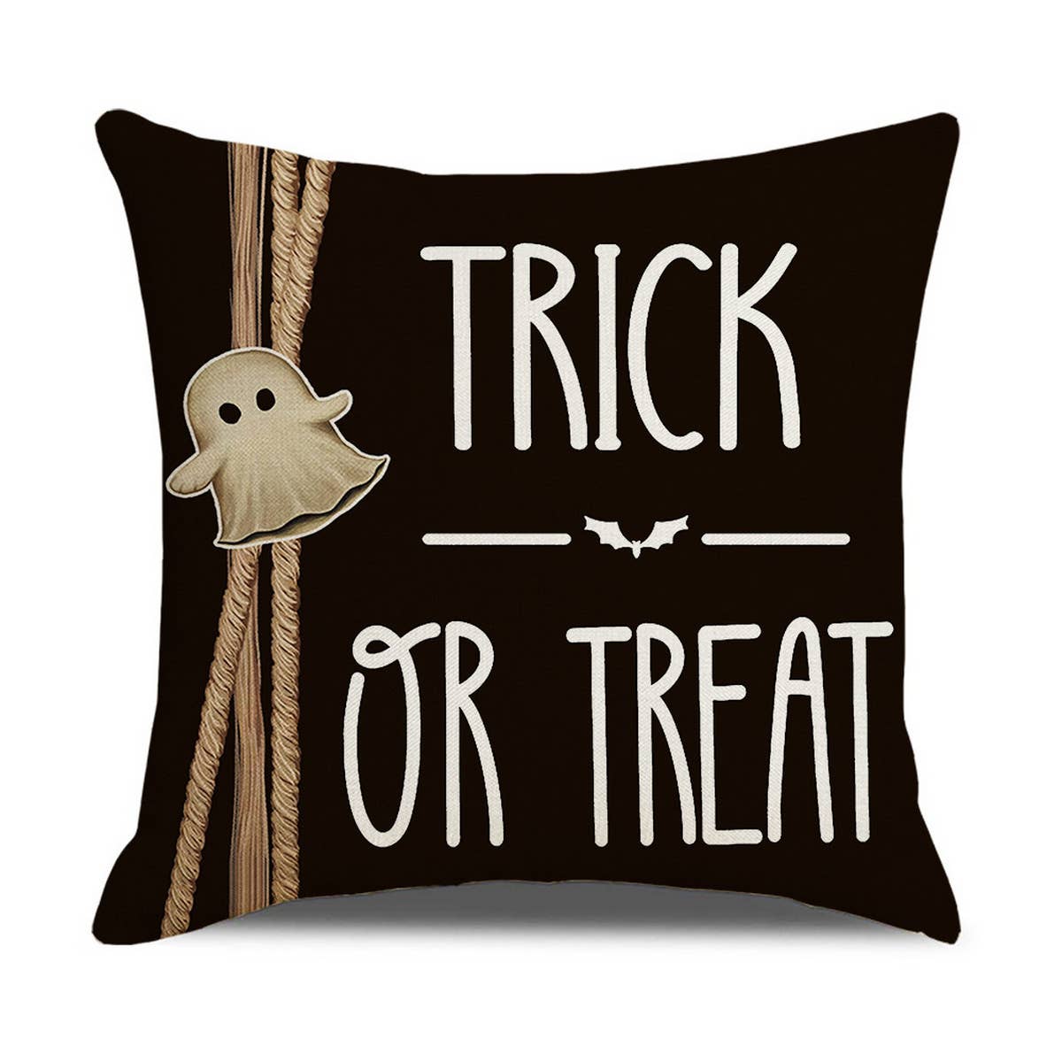 HALLOWEEN PUMPKIN CAR LINEN PILLOWCASE