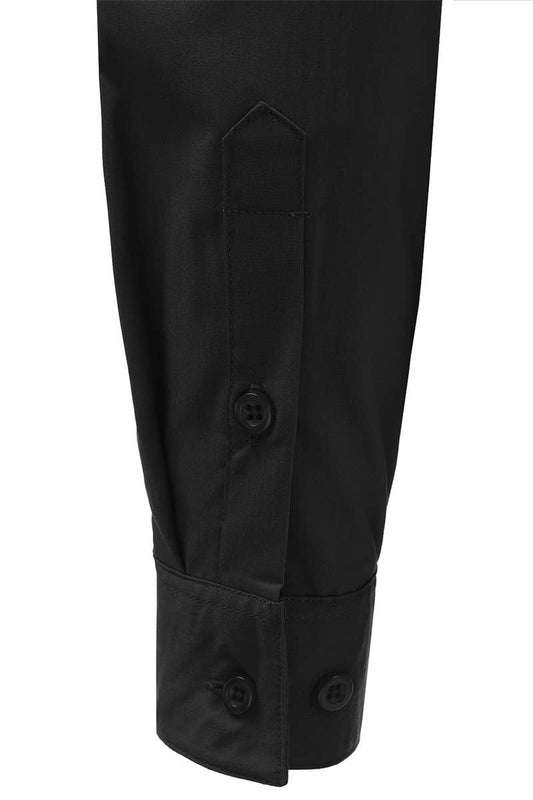 CWTSTL708_Basic Slim Fit Simple LongSleeve Button Down Shirt