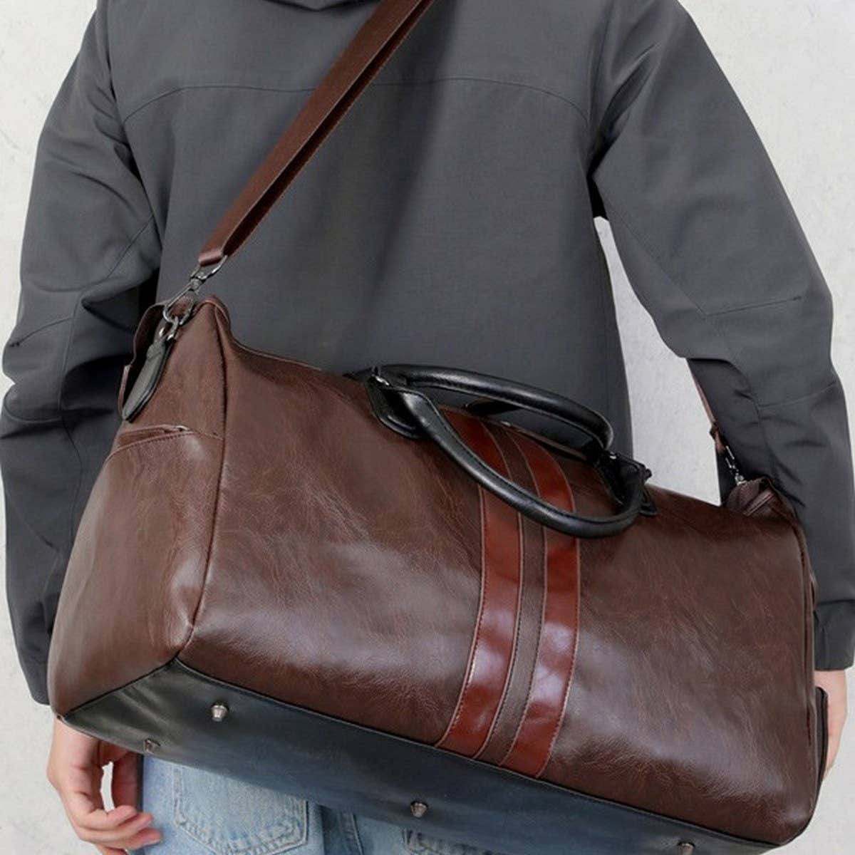 Men¡¯s Large Travel Bag with Shoe Compartment_CWAB5183