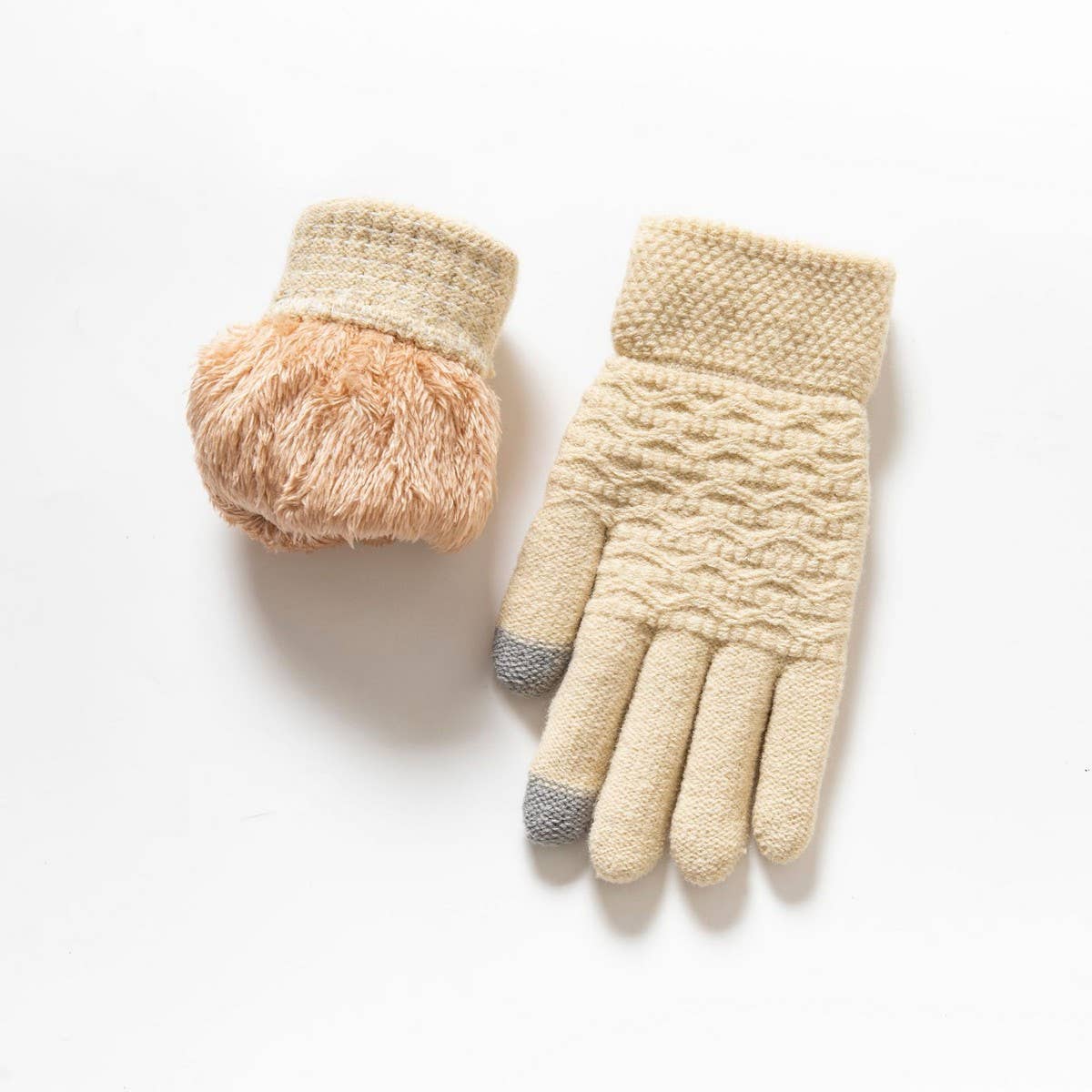 CWAG00555_WINTER KNIT THERMAL SKI CYCLING GLOVES