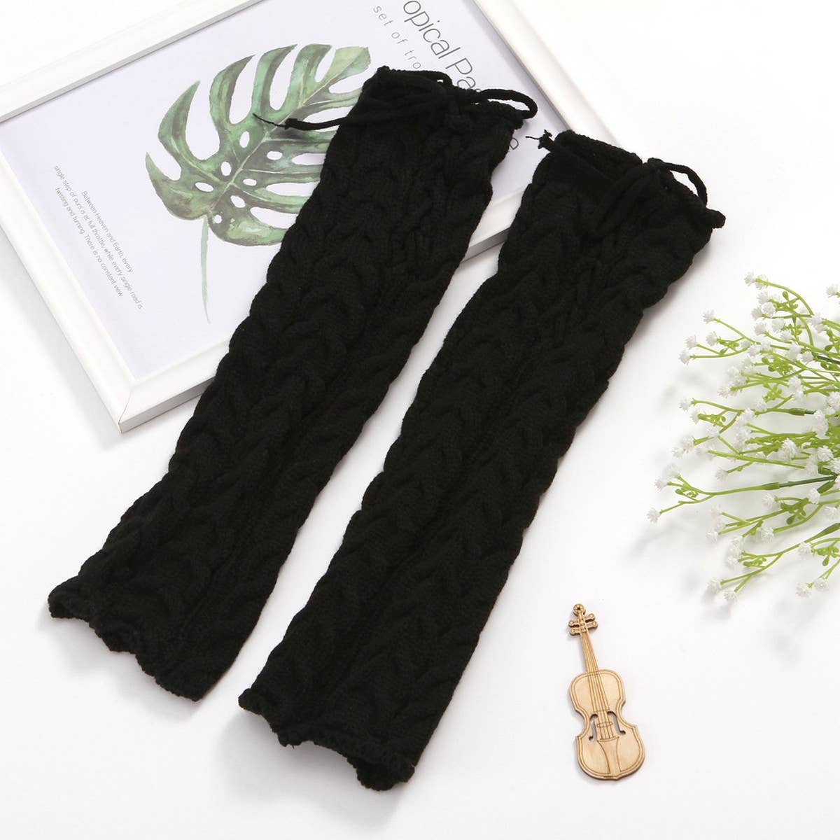 LEG WARMERS WITH LEG WRAPS AND LEG WRAPS