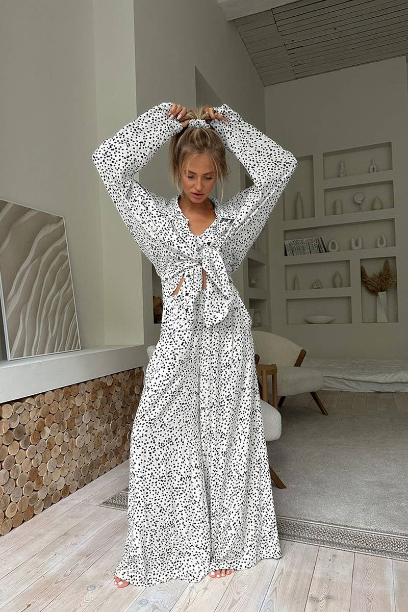 CWSPJ0362_PRINTED LONG-SLEEVED PAJAMAS 3-PIECE SET