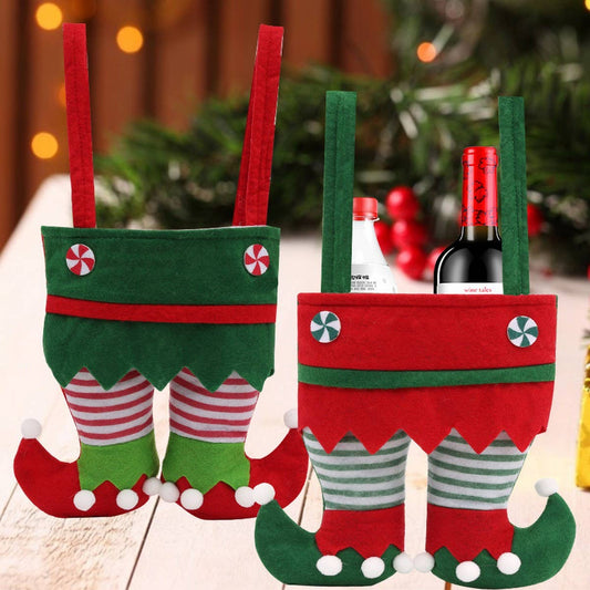 CWMM1750_Christmas Decorations Elf Gift Bag Fun Candy Bag