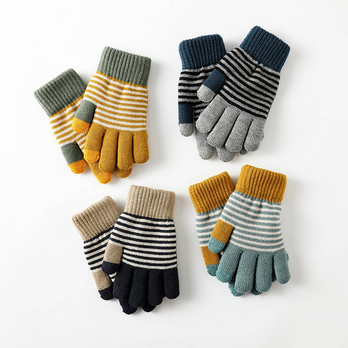 DOUBLE-LAYER WARM TOUCH SCREEN GLOVES