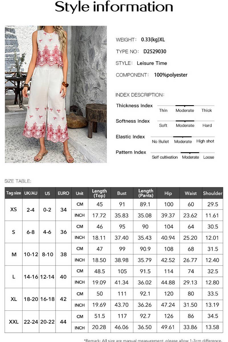 CWSS1189_SUMMER CASUAL CONTRAST COLOR TWO PIECE