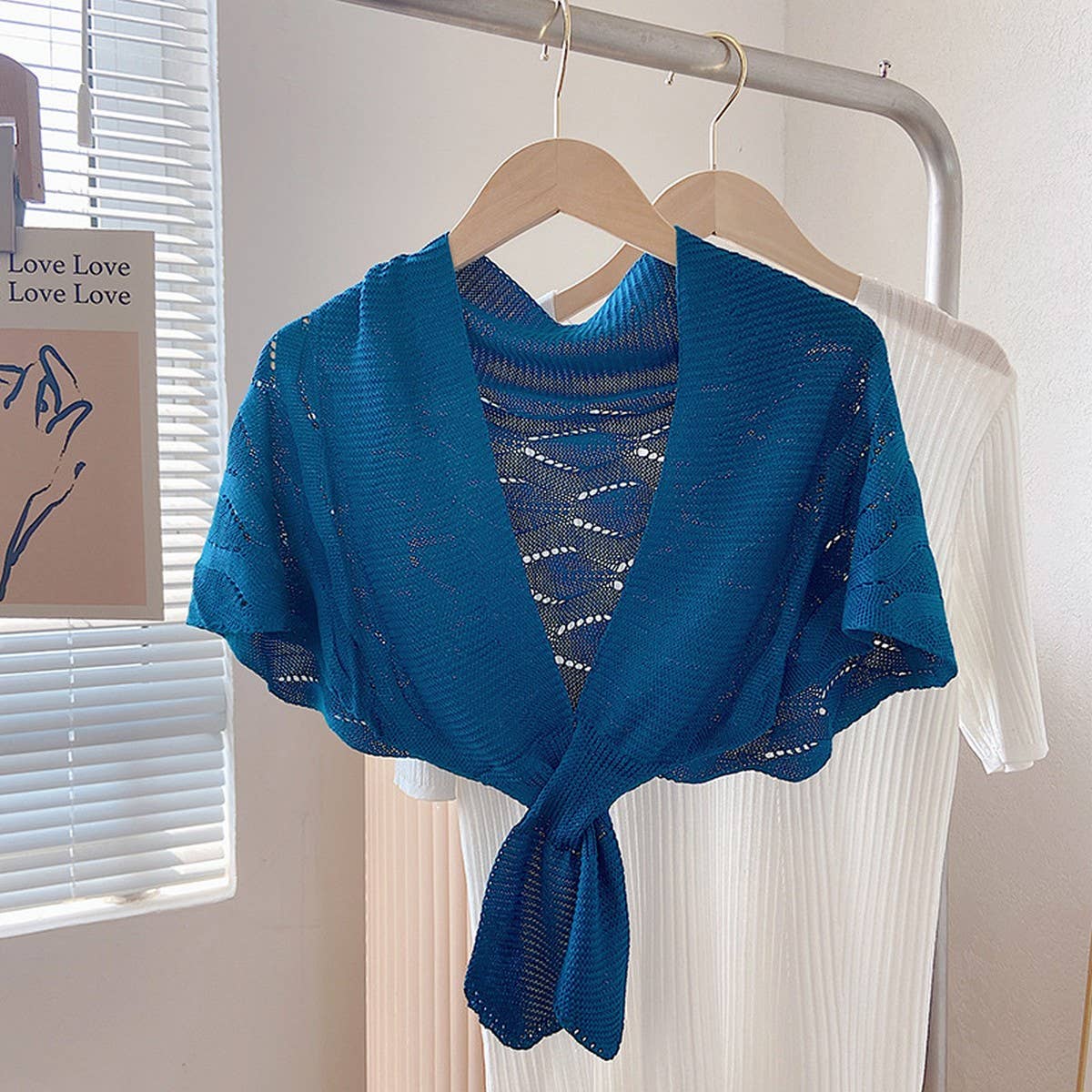 CWASC03115_KNIT MERMAID SHAWL CAPE SUN PROTECTION SCARF