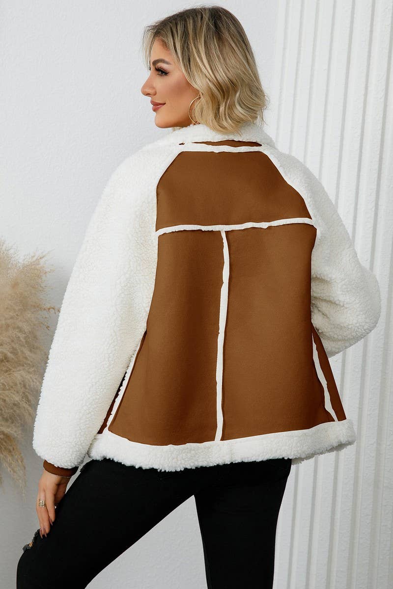 CWOCO0952_LAPEL LAMBSWOOL DENIM SUEDE ZIP-UP JACKET