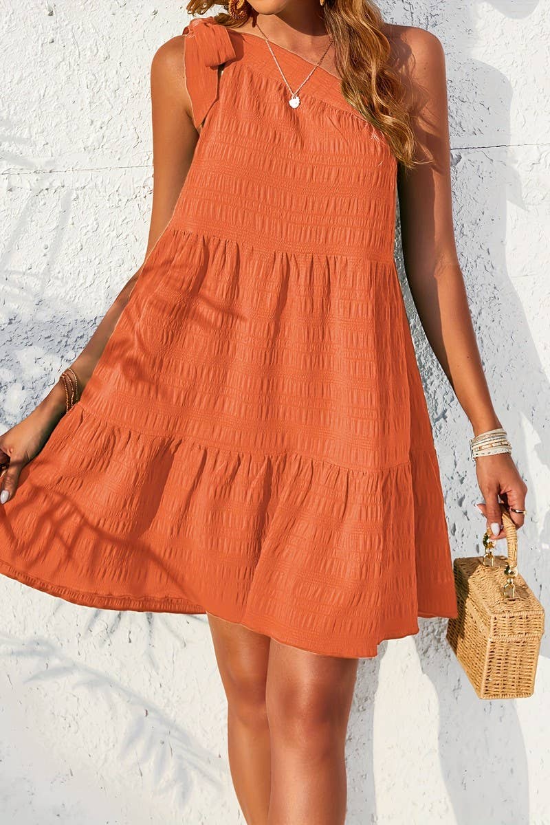 CWDSD7614_SUMMER HIGH-END OFF-SHOULDER SHORT DRESS