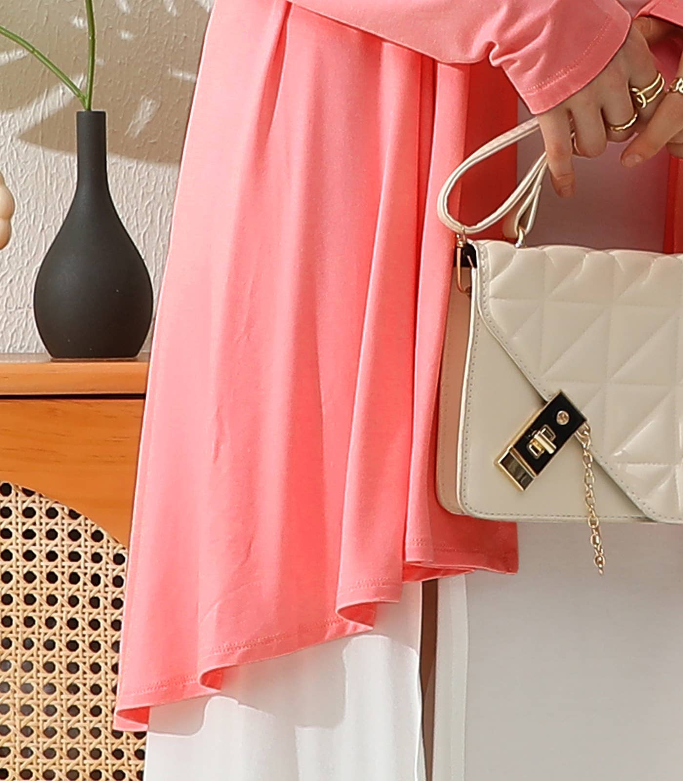 AWTL074_Long Sleeve Casual Open Front Long Cardigan