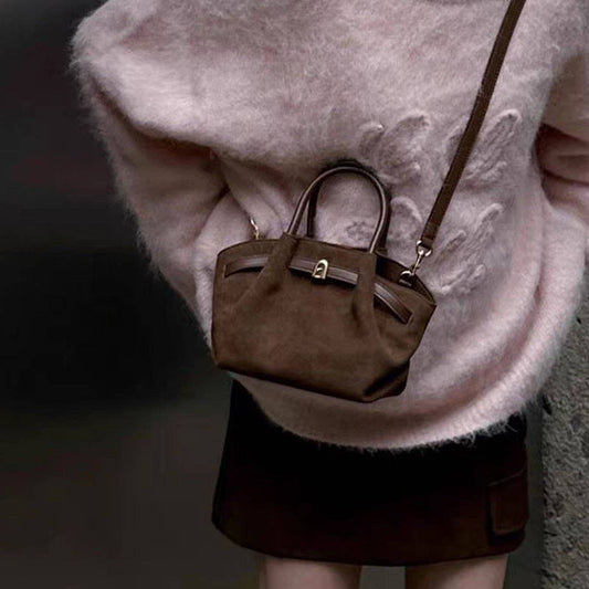 FROSTED BAG LARGE CAPACITY CROSSBODY SHOULDER BAG_CWAB4119