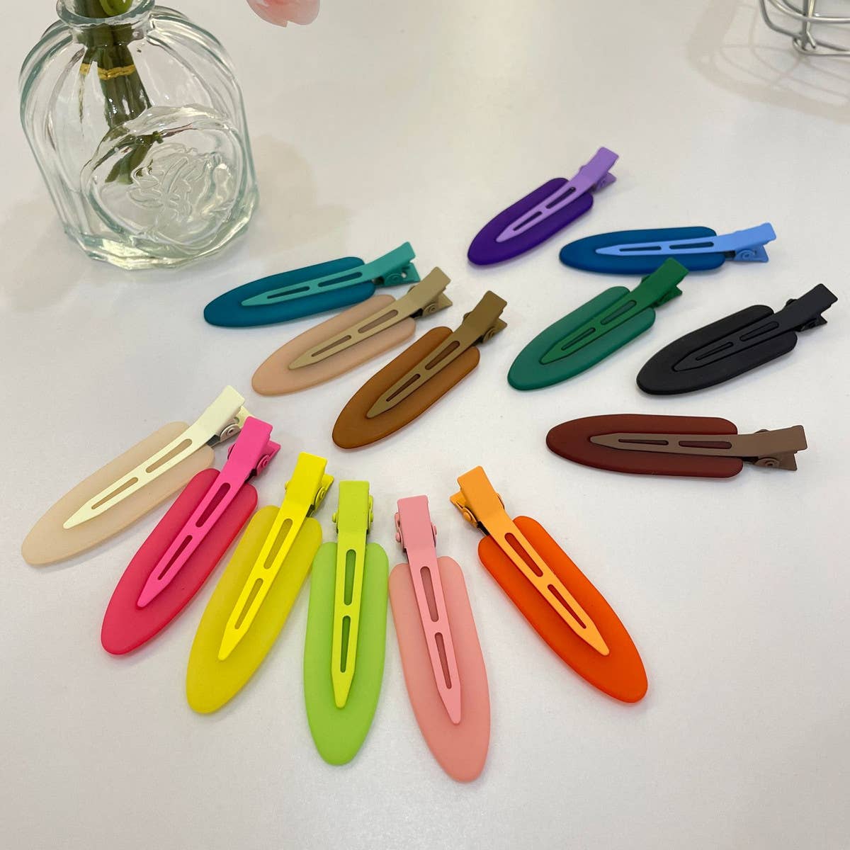 CWAHA4511_CANDY COLORED SEAMLESS JELLY HAIR CLIP