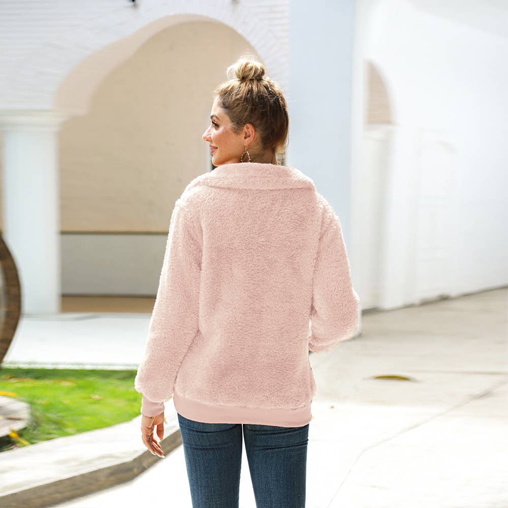 CASHMERE LOOSE CASUAL LONG-SLEEVED HOODIE