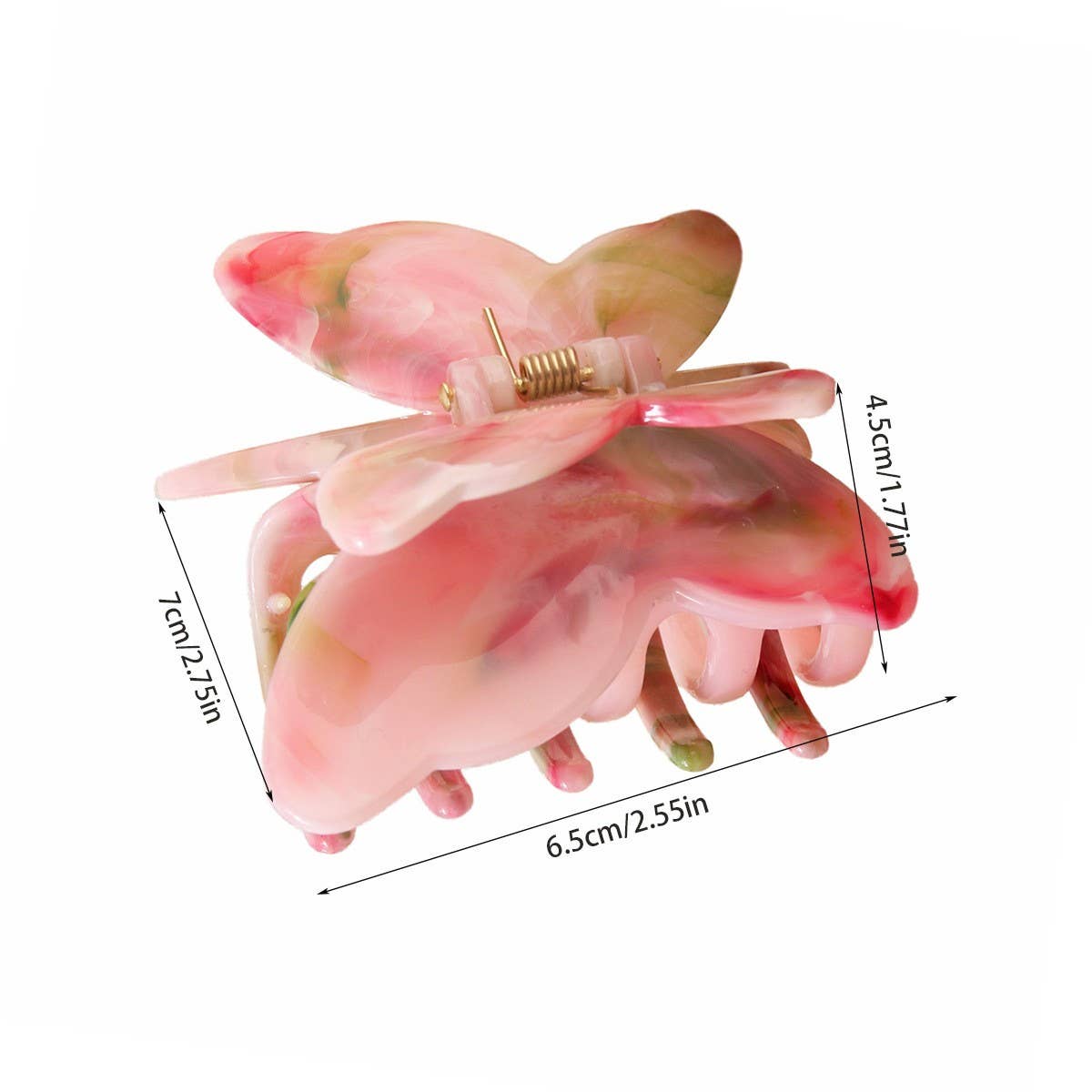 CWAHA1381_BUTTERFLY HAIR CLAW CLIP