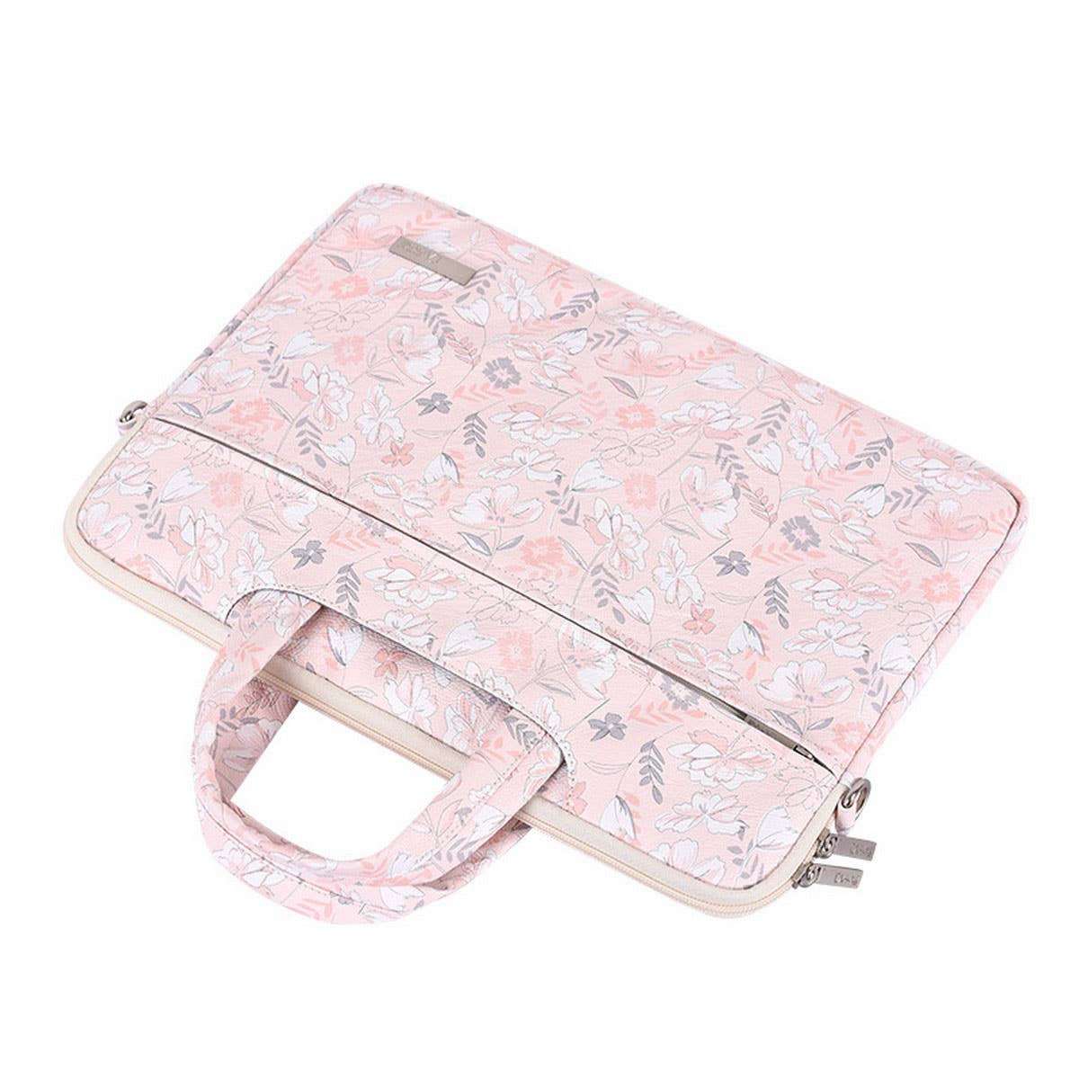 PRINTED LAPTOP BAG WITH TROLLEY AND BRIEFCASE_CUAB0245